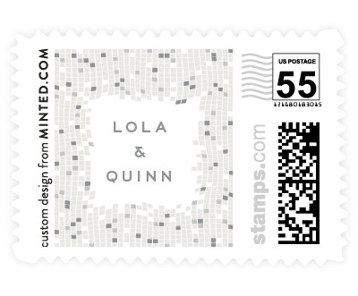 'Mosaic Waves (B)' postage stamps