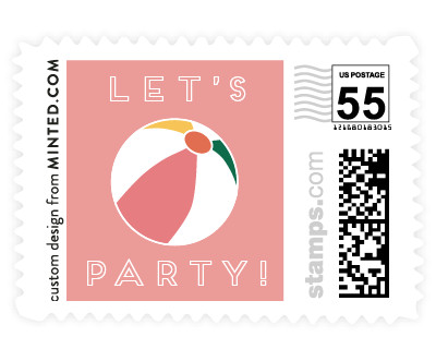 'Tropical Bliss (B)' wedding stamps