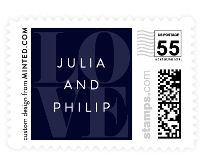 'His And Hers (D)' postage stamps