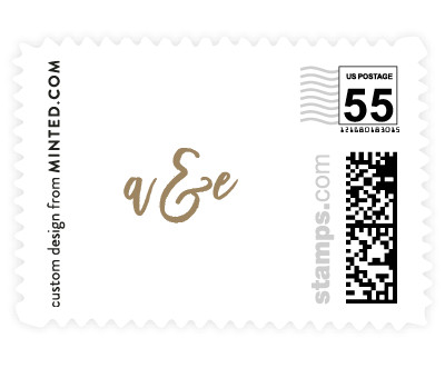 'Engaged Frame' stamp design