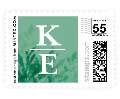 'Botanical Bokeh (C)' postage stamps