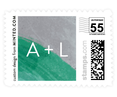 'Abstract Splendor (D)' stamp design