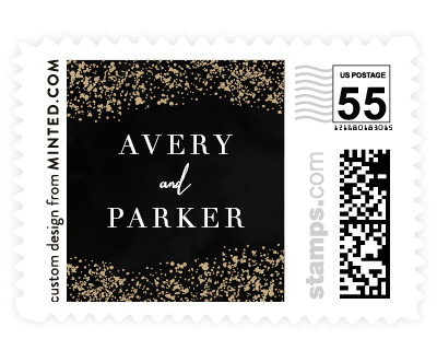 'Glistening Stardust' stamp design