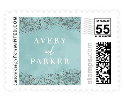 'Glistening Stardust (C)' wedding stamps