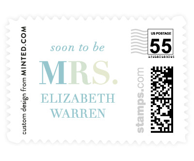 'Gilded Gradient (B)' wedding postage