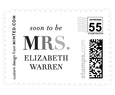 'Gilded Gradient (E)' stamp design