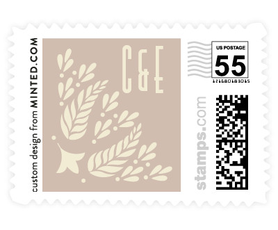 'Gilded Love (B)' postage stamp