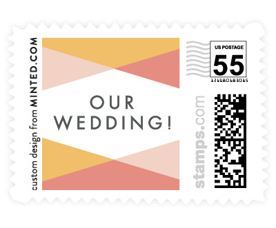 'Minimal Mod (D)' postage stamps
