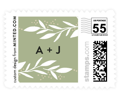 'Olive Branch Framed' postage