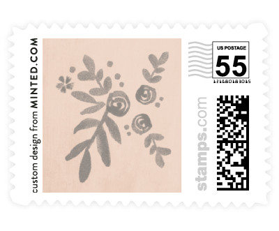 'Sun Bleached Florals (C)' stamp design