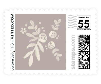'Sun Bleached Florals (D)' postage stamps