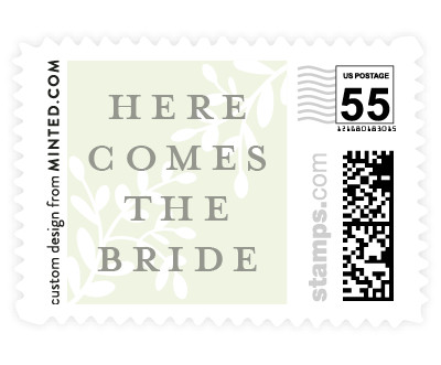 'Frondescence (C)' wedding stamps