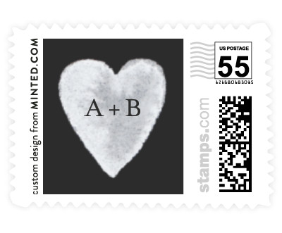 'Brushed Date (B)' postage