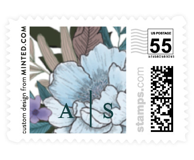 'Vintage Boughs (C)' postage