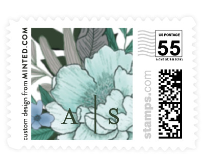 'Vintage Boughs (E)' postage stamp