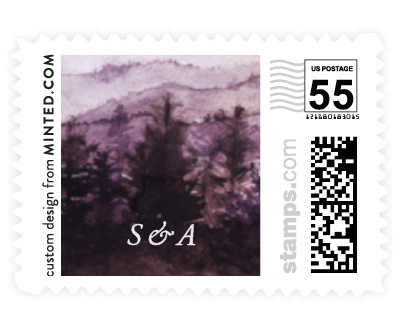 'Mountain Wedding' stamp