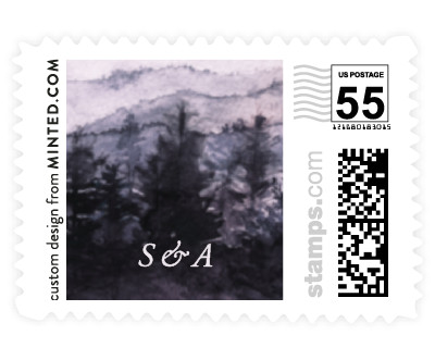 'Mountain Wedding (B)' wedding postage