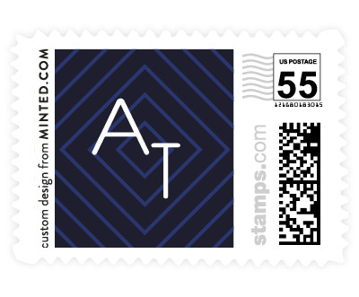 'Striped Elegance' stamp