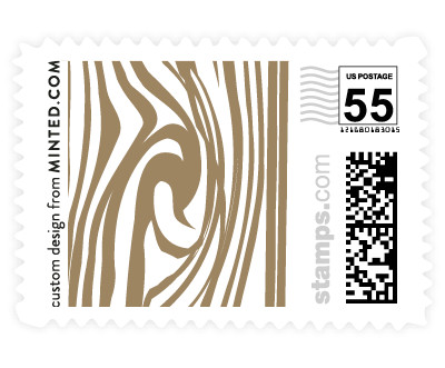 'Shimmering Faux Bois' stamp