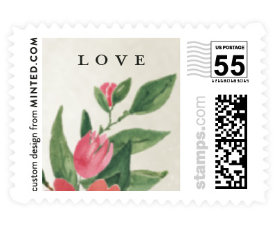 'Bridal Garden' postage stamp