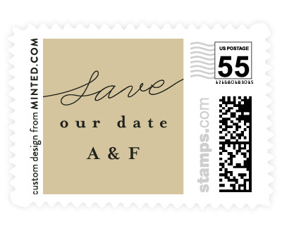 'Contemporary Script (B)' postage stamp