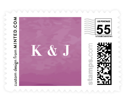 'Ombre Stripes (B)' wedding stamps