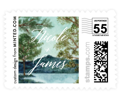 'Nature' wedding stamp