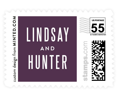 'Modern Name Block (D)' postage stamps