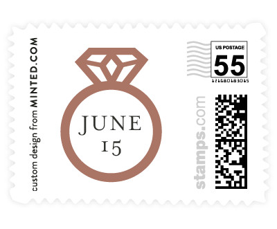 'Chevron (E)' stamp design