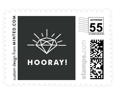 'Hooray (C)' postage stamp
