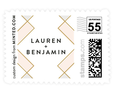 'Soft Glass' wedding stamp