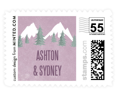 'Rustic Mountain (C)' postage