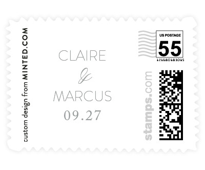 'Simply Stated (B)' postage stamp