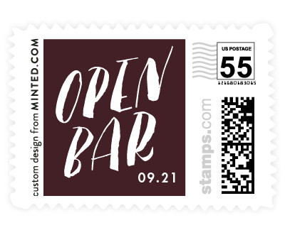 'Open Bar (C)' postage stamps