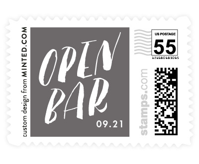 'Open Bar (E)' postage