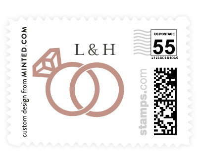 'DUO (B)' wedding stamp