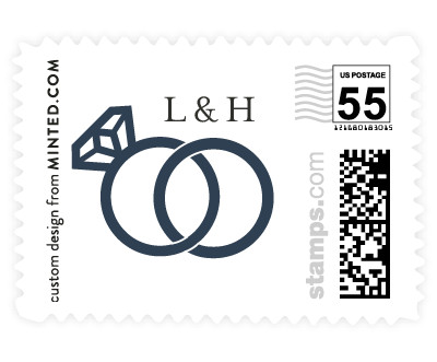 'DUO (D)' stamp design