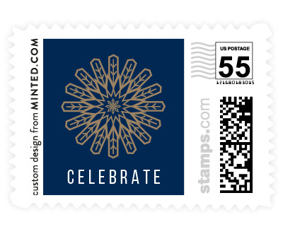 'RADIAL' wedding stamp