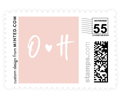 'Hearty (D)' wedding stamps