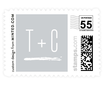 'Underline (E)' postage stamps