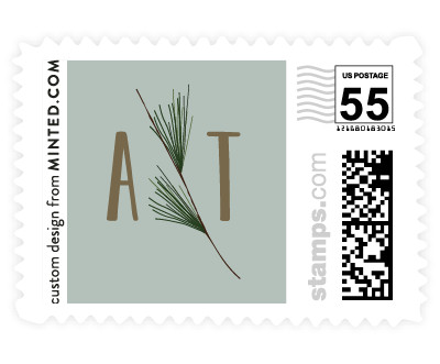 'Rustic Wedding (D)' wedding postage