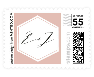 'Hexagon (C)' postage stamp