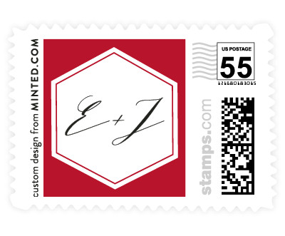 'Hexagon (D)' stamp