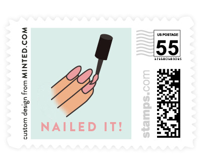 'Polish (B)' postage stamp