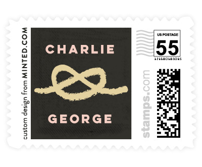 'Couple's Knot (B)' wedding postage