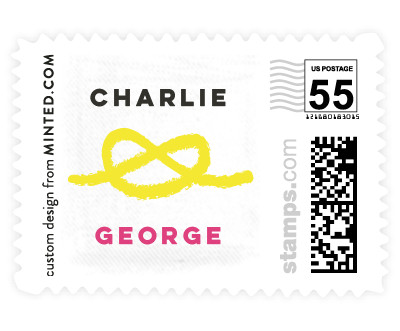 'Couple's Knot (E)' stamp design