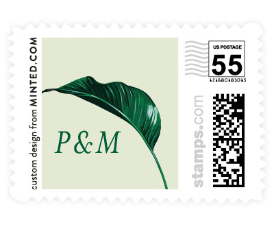 'Mod Palm (B)' stamp design