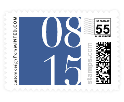 'Big Date (B)' postage stamp