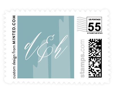 'Framed In Gold (E)' postage stamp