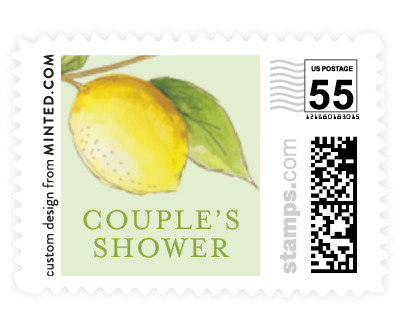 'Lemon Drop (E)' wedding stamp